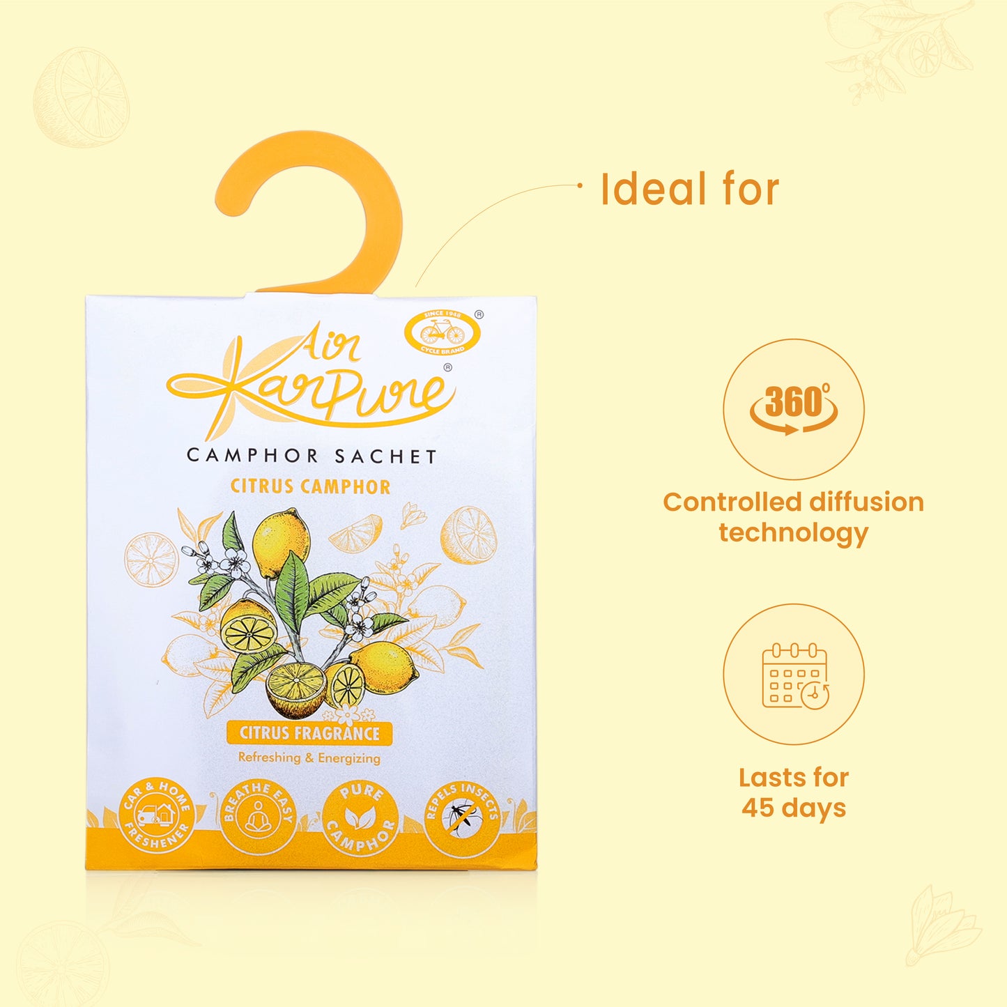 Citrus Camphor Sachet