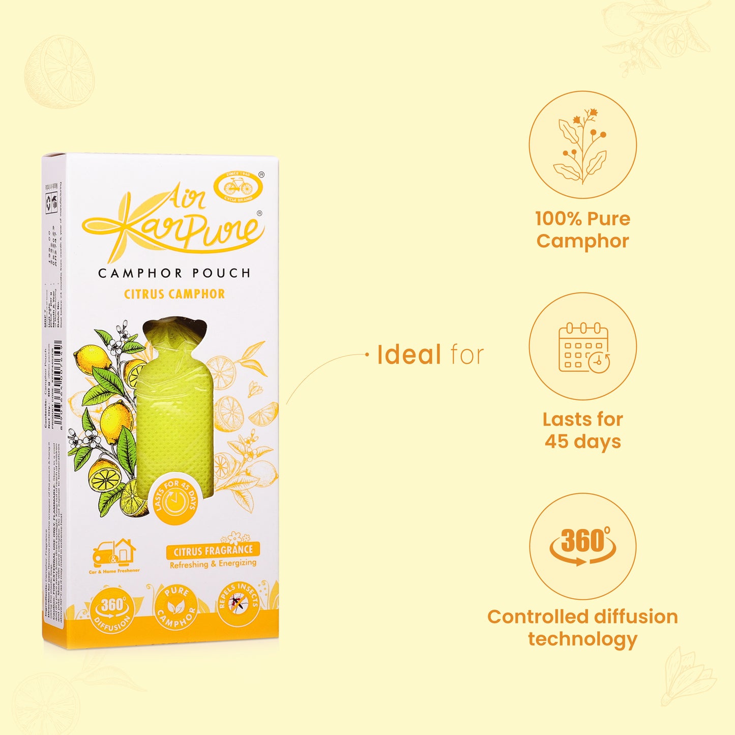 Citrus Camphor Pouch