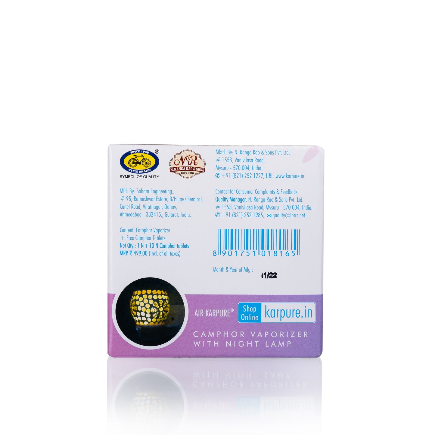 Camphor Vaporiser Premium