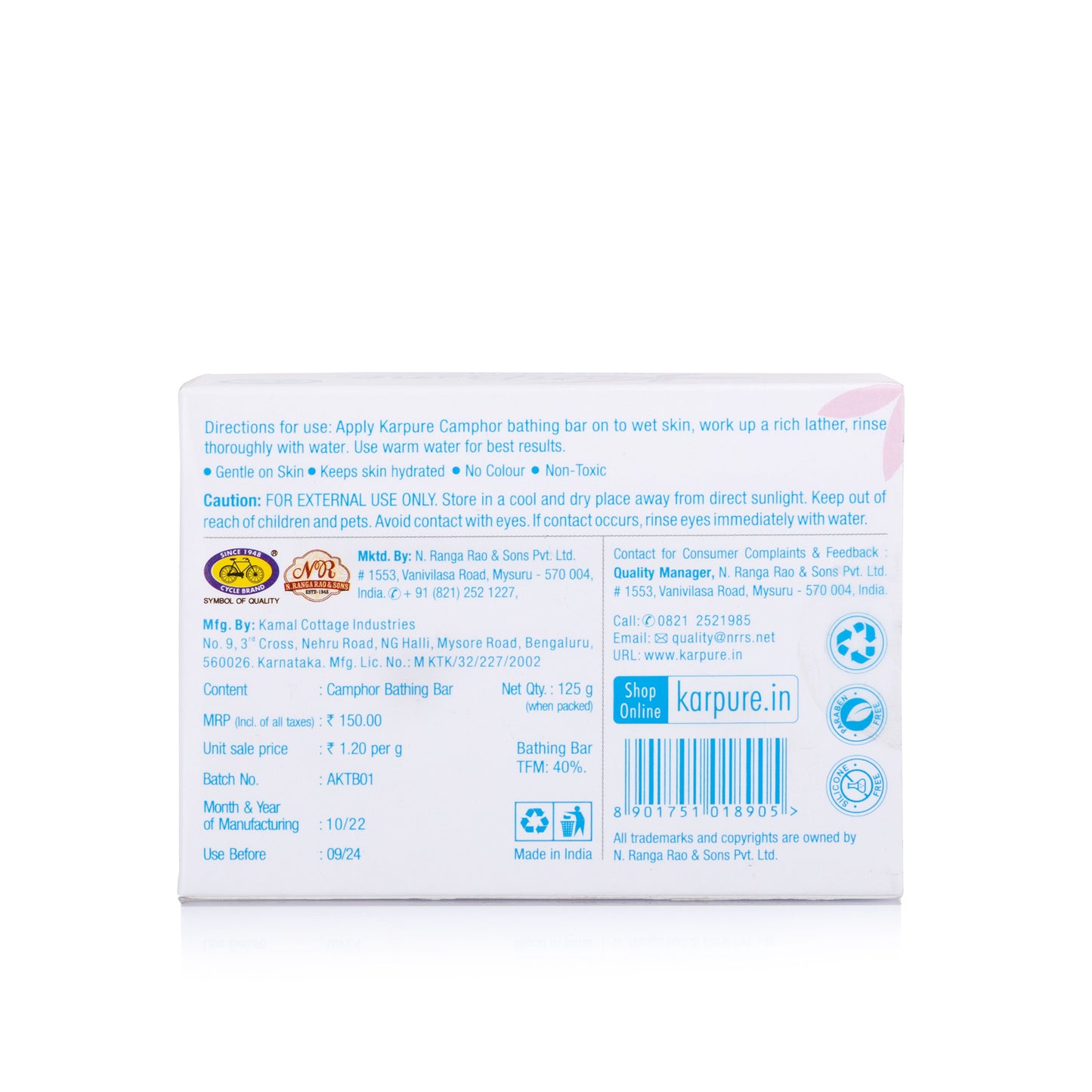 Camphor Bathing Bar