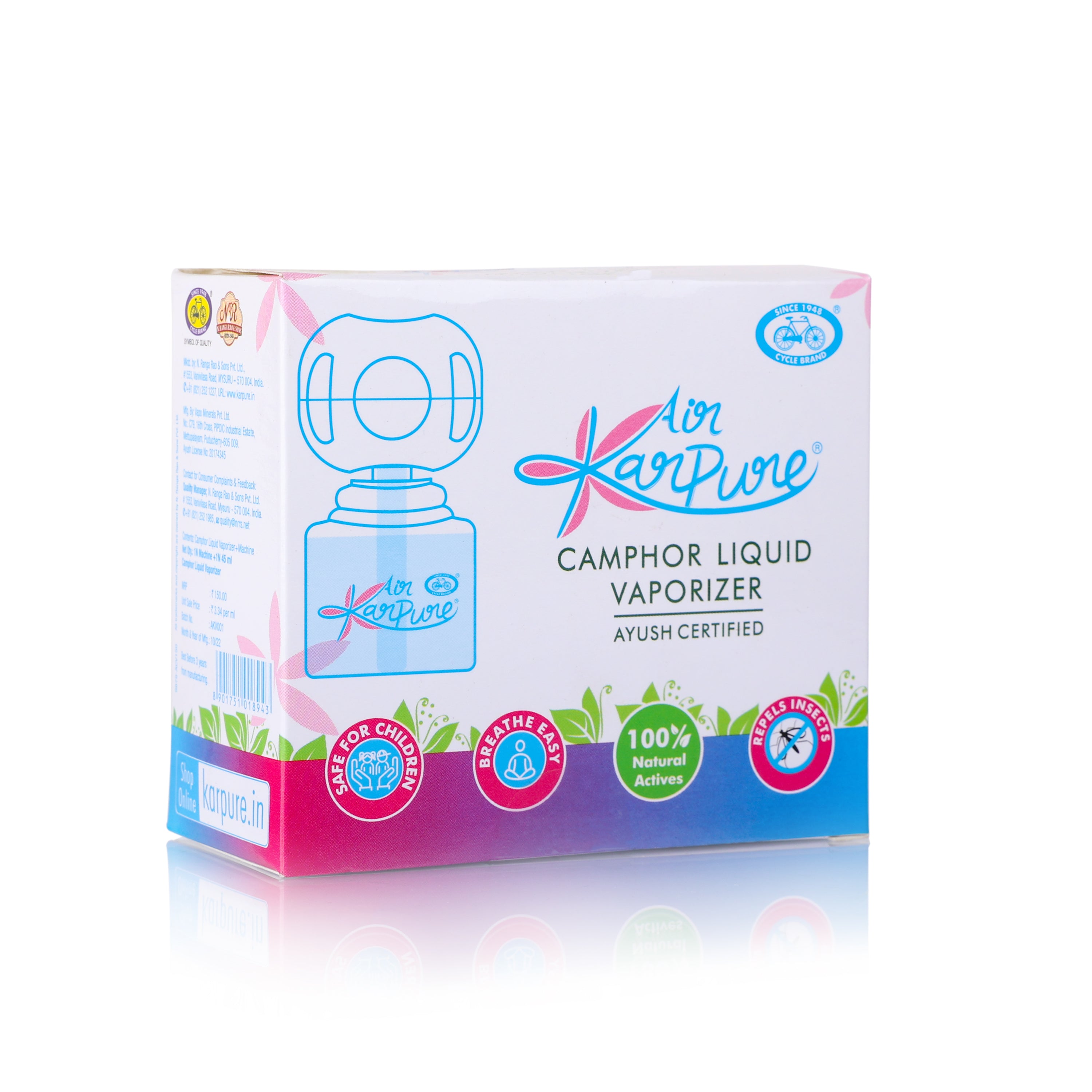 Camphor Liquid Vaporiser – Karpure - Cycle.in